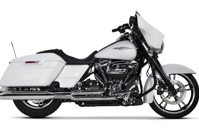 Tbr Comp S 2in1 Exhaust Touring M8 Chrome W/pol Slash End Cap - Harddrive Products