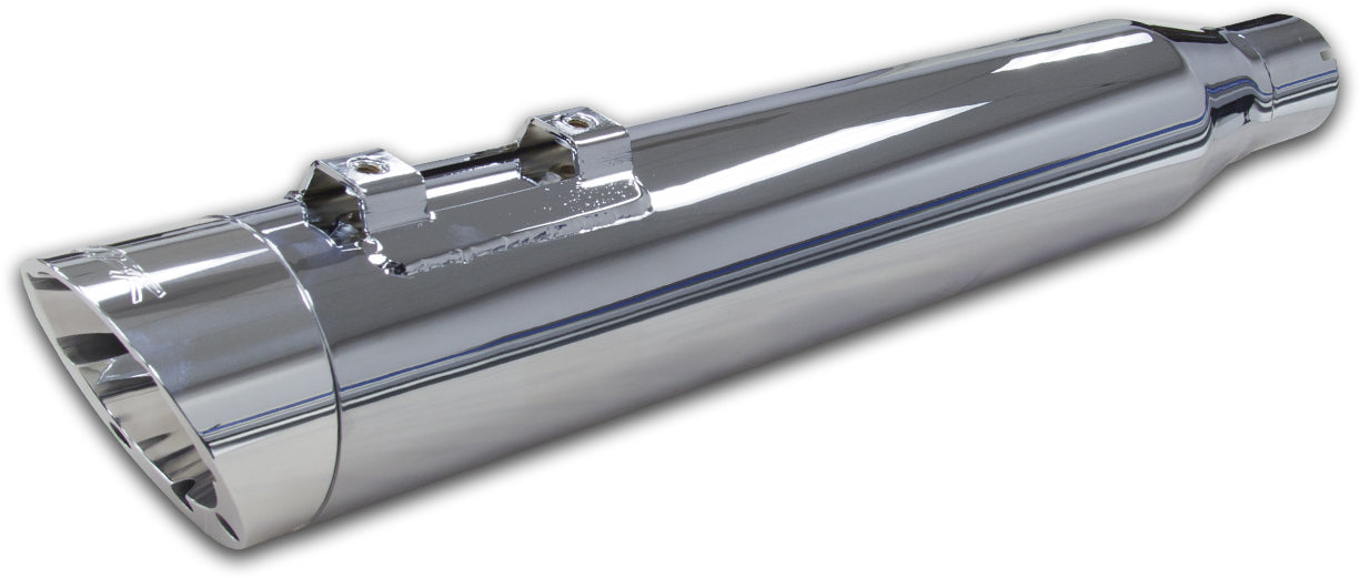 Tbr Comp S 2in1 Exhaust Touring M8 Chrome W/pol Slash End Cap - Harddrive Products