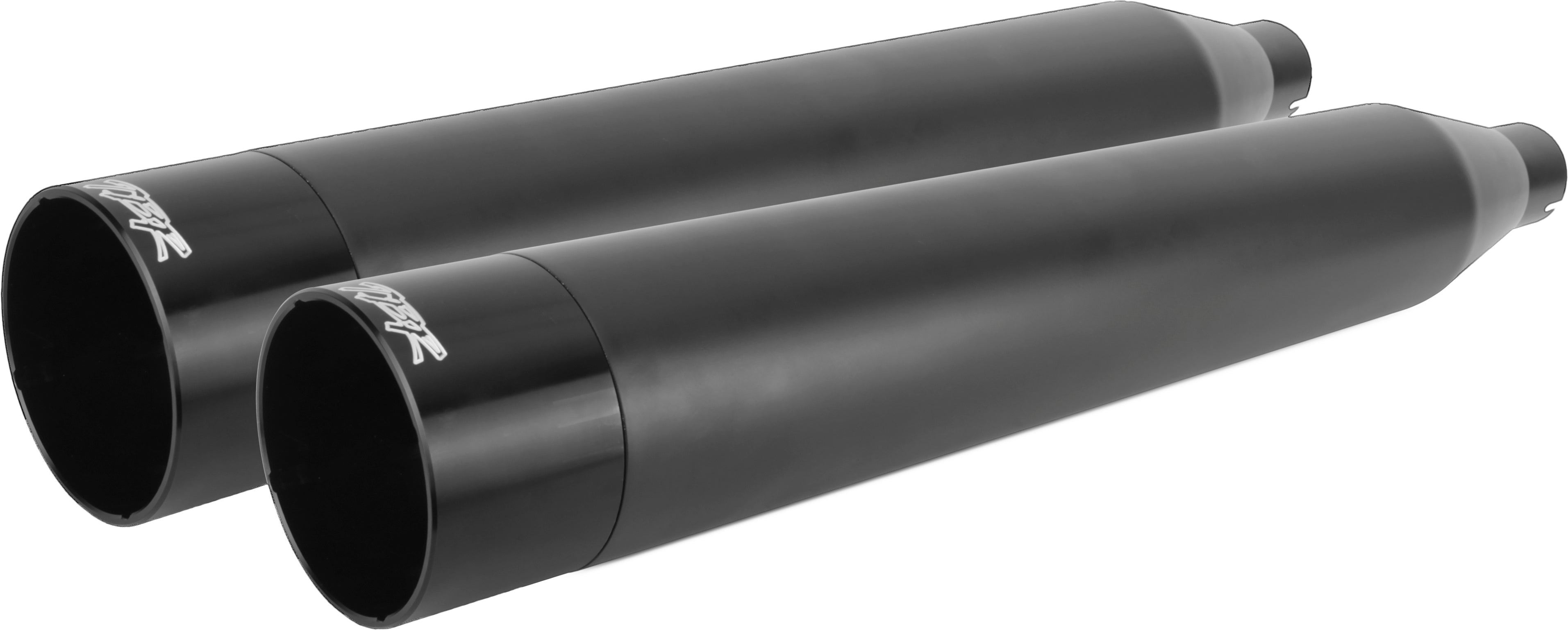 TBR Comp S Slip On M8 Flh/Flt Black W/Black Endcap - Exhaust