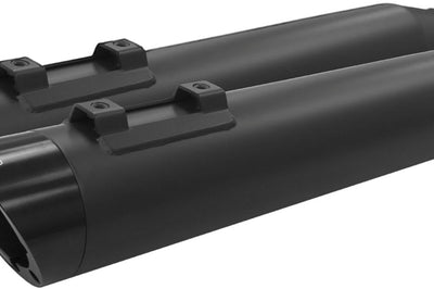 TBR Comp S Slip On M8 Flh/Flt Black W/Slash Endcap - Exhaust