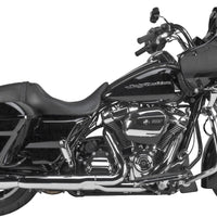 Tbr Comp S Slip-on Touring M8 Chrome W/black End Cap - Harddrive Products