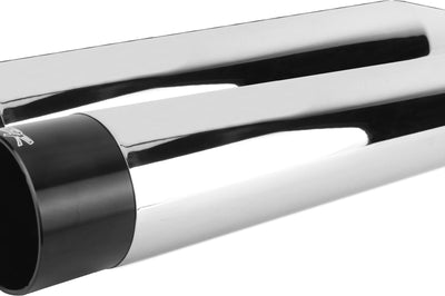 Tbr Comp S Slip-on Touring M8 Chrome W/black End Cap - Harddrive Products