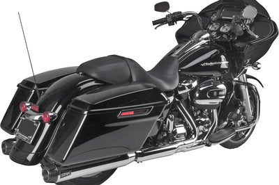 Tbr Comp S Slip-on Touring M8 Chrome W/carbon End Cap - Harddrive Products