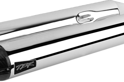 Tbr Comp S Slip-on Touring M8 Chrome W/carbon End Cap - Harddrive Products