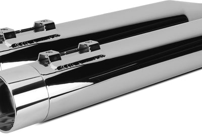 Tbr Comp S Slip-on Touring M8 Chrome W/polished End Cap - Harddrive Products
