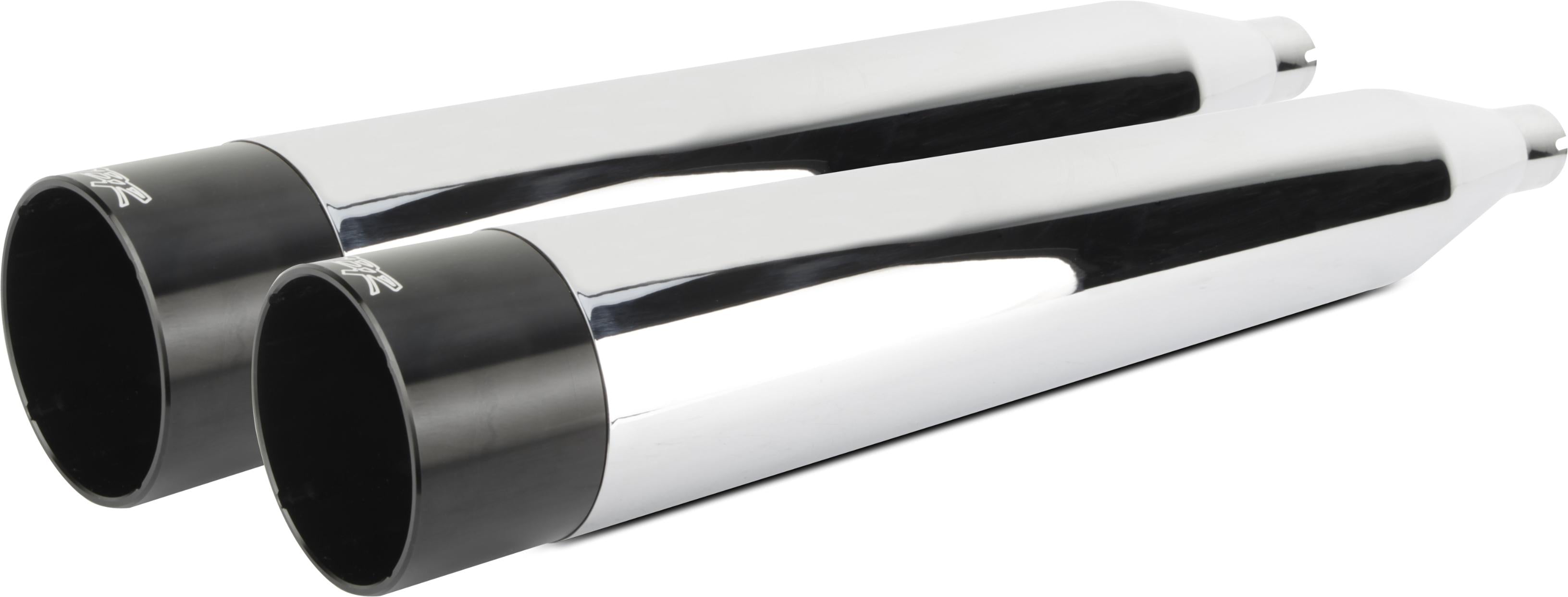 Tbr Comp S Slip-on Touring Tc Chrome W/blk Aluminum End Cap - Harddrive Products