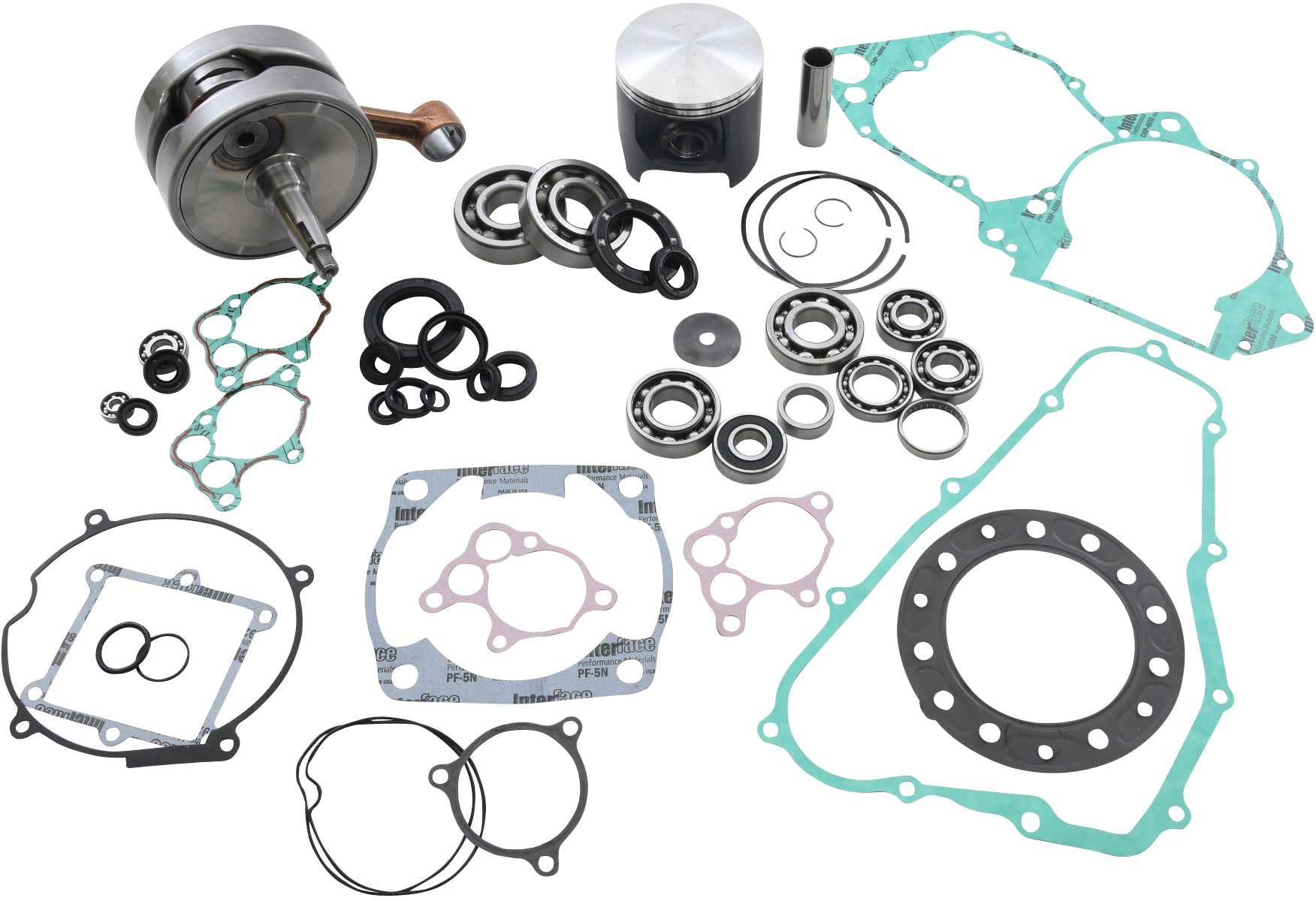 Vertex Complete Engine Rebuild Kit Os Piston +0.5mm Hon - Offroad Collection