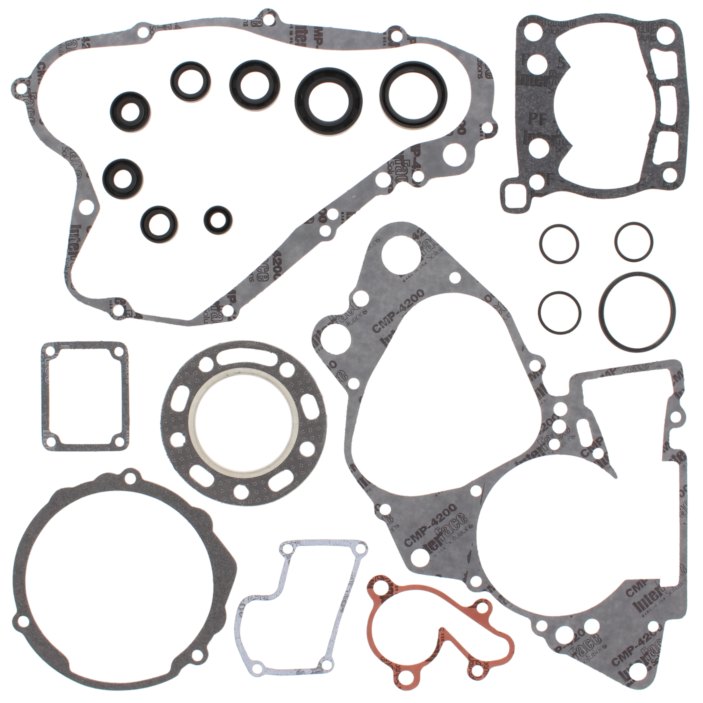 Vertex Complete Gasket Set With Oil Seals - Offroad Collection