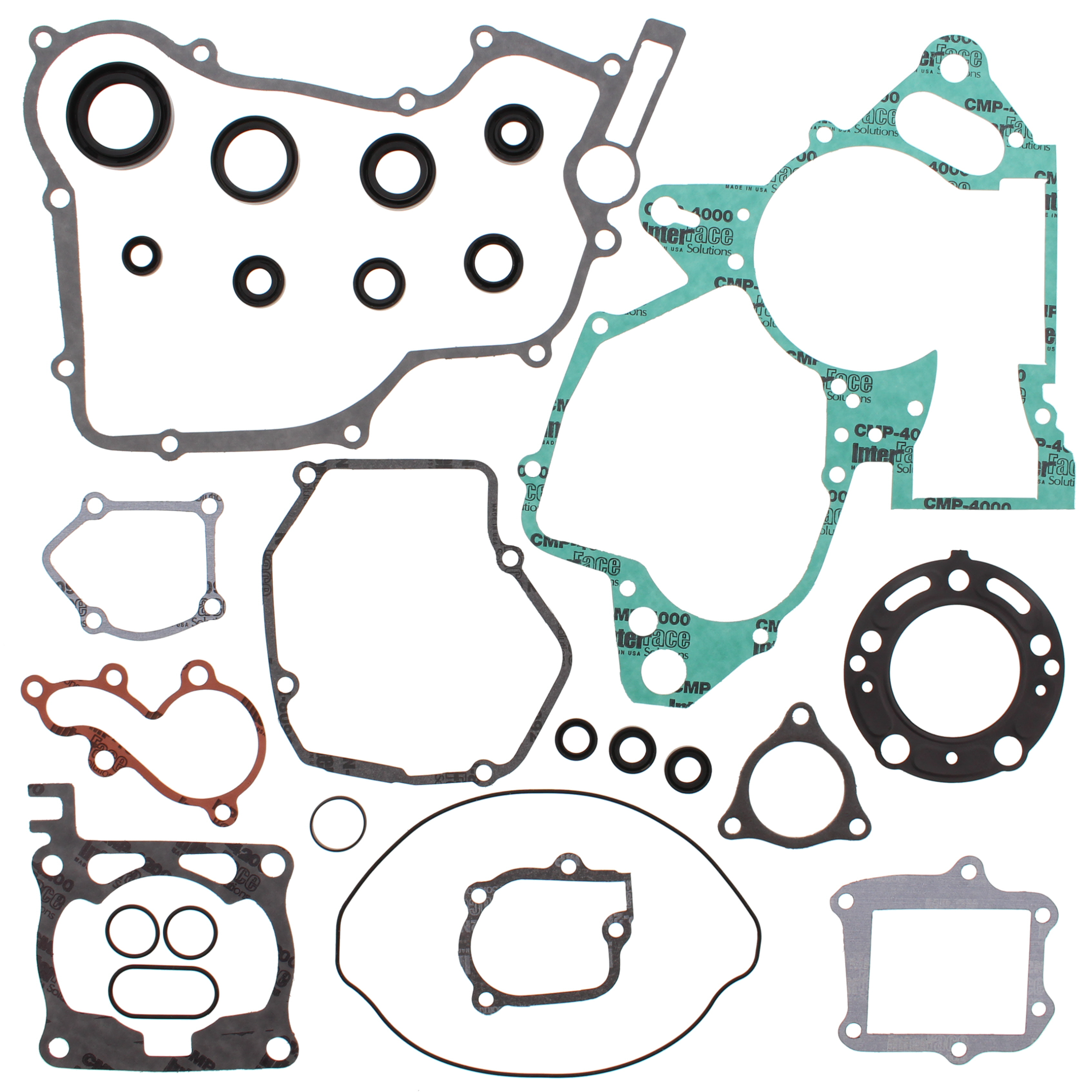 Vertex Complete Gasket Set With Oil Seals - Offroad Collection