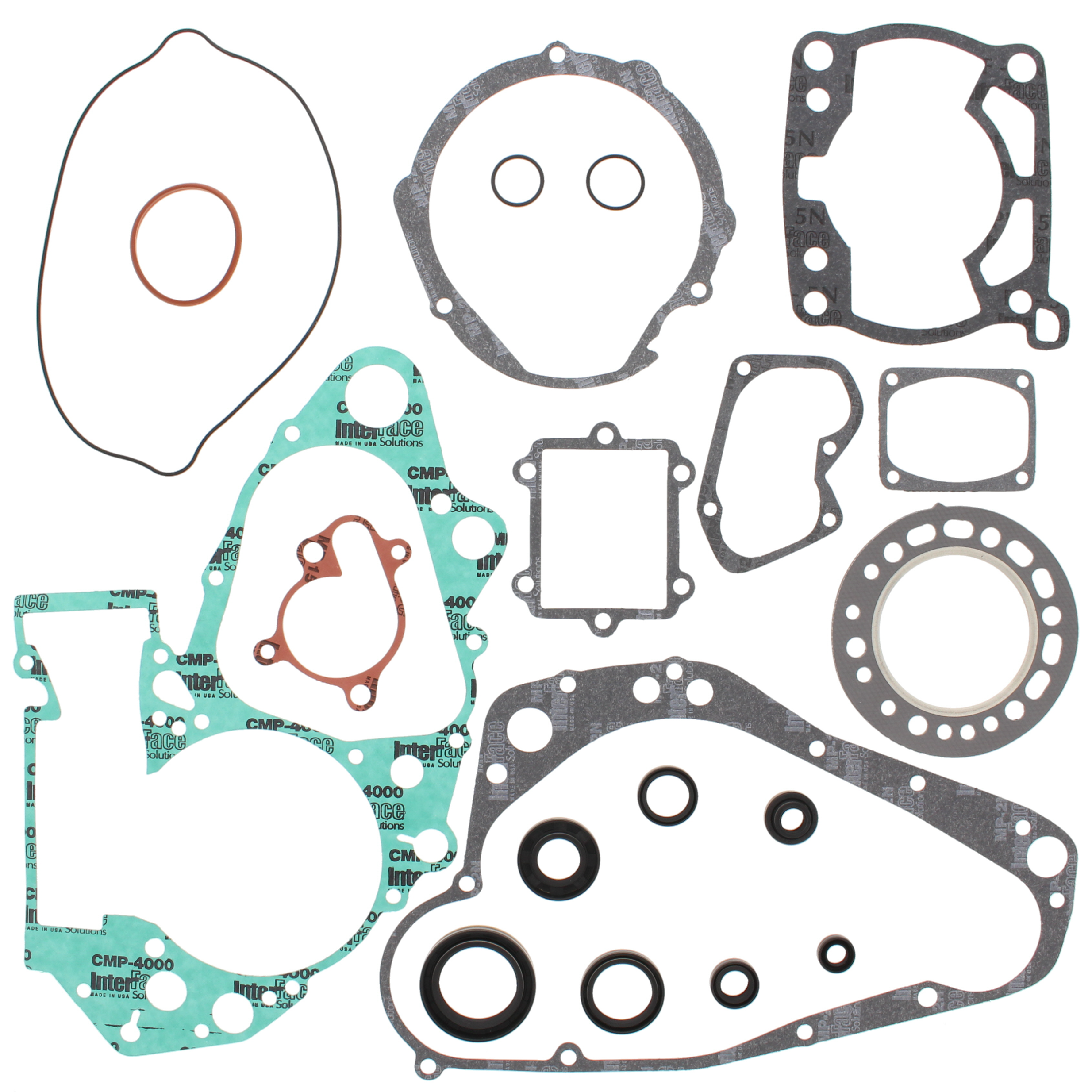 Vertex Complete Gasket Set With Oil Seals - Offroad Collection