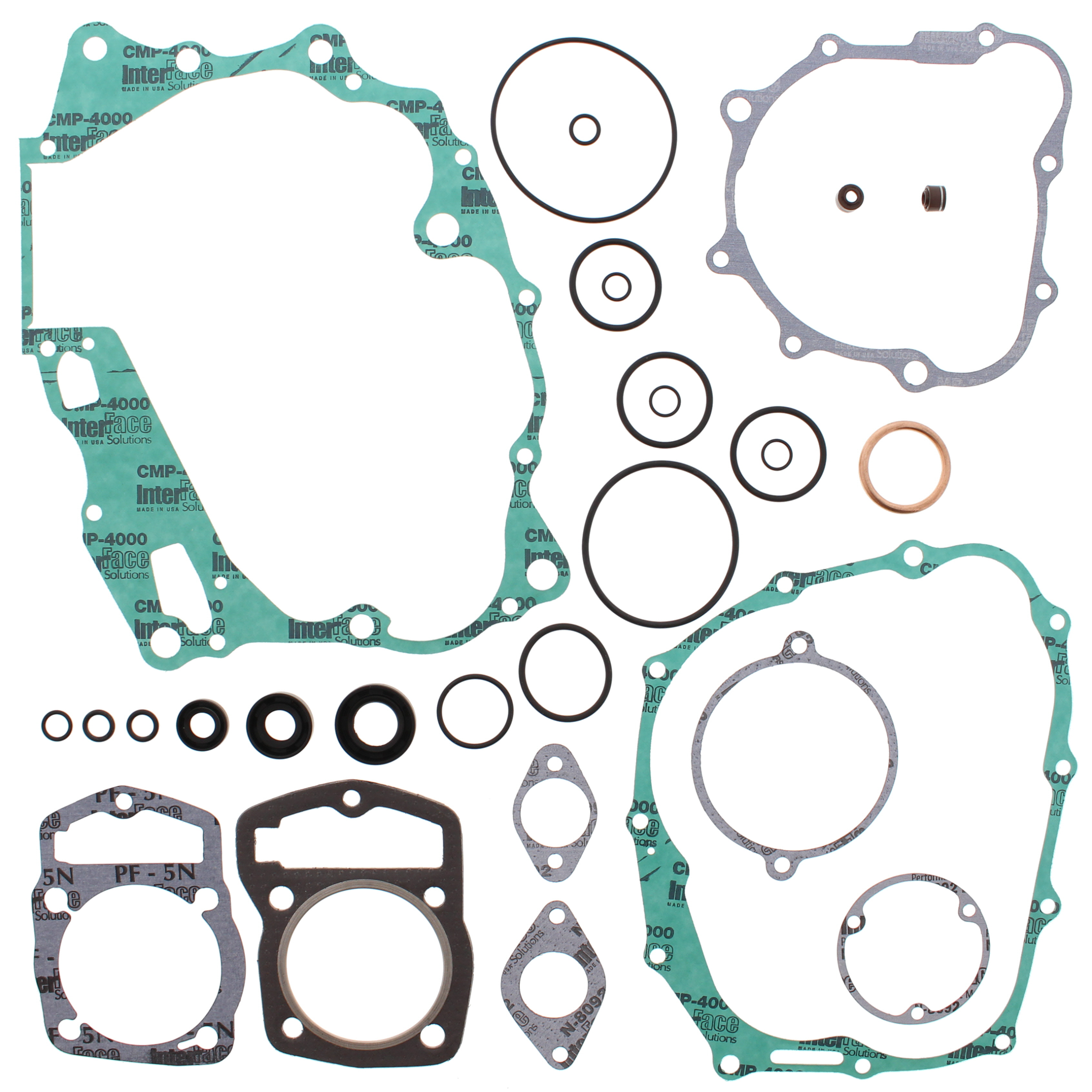 Vertex Complete Gasket Set With Oil Seals - Offroad Collection