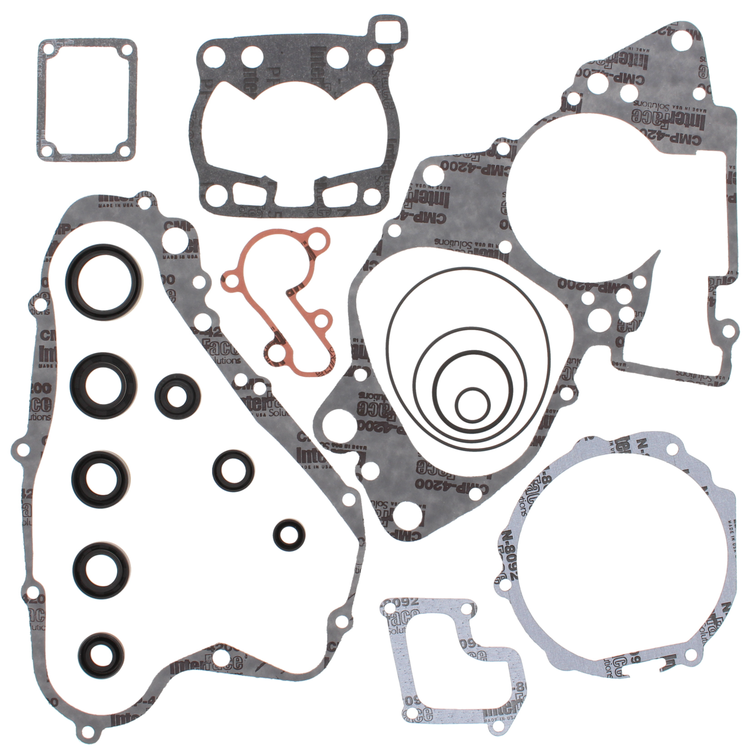 Vertex Complete Gasket Set With Oil Seals - Offroad Collection