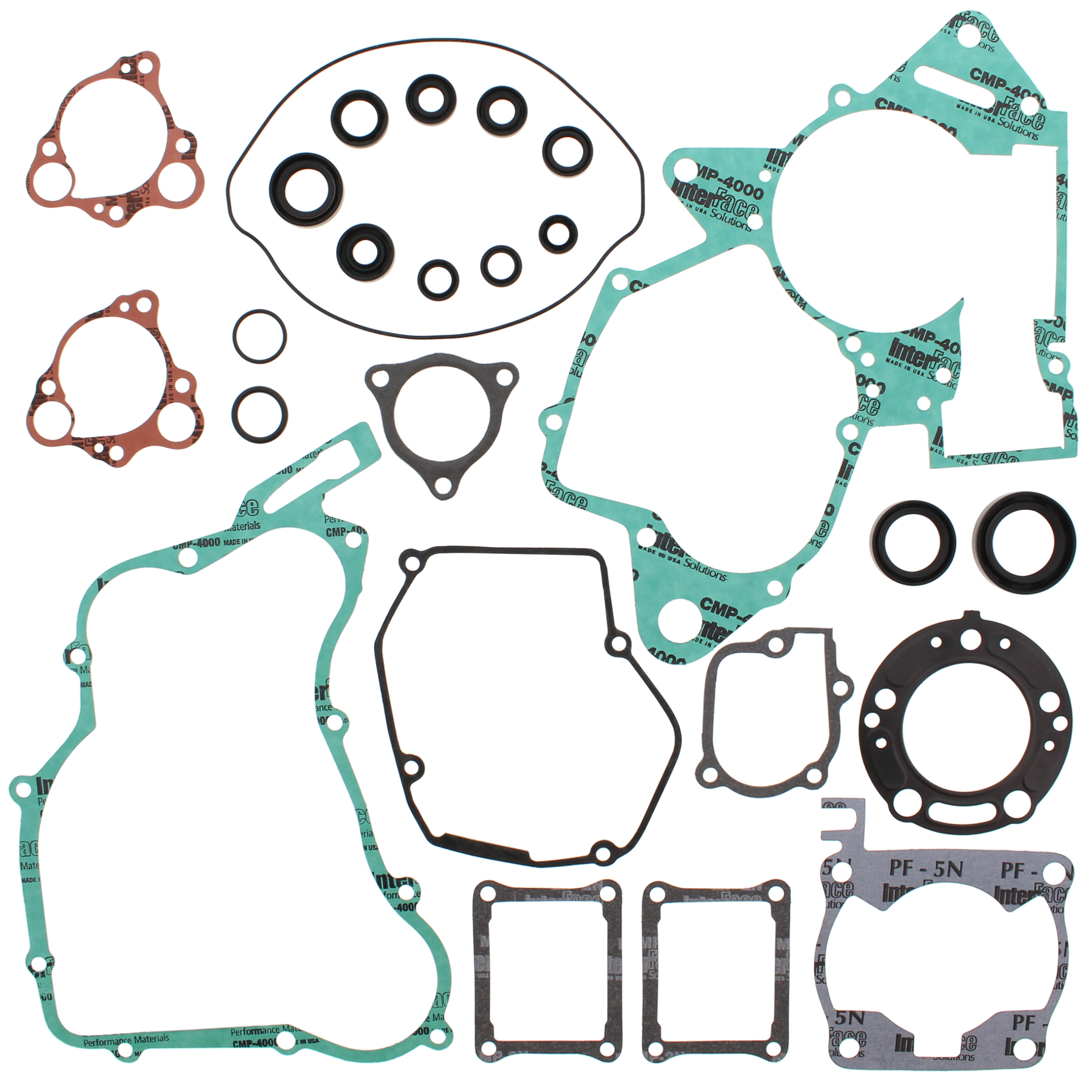 Vertex Complete Gasket Set With Oil Seals - Offroad Collection