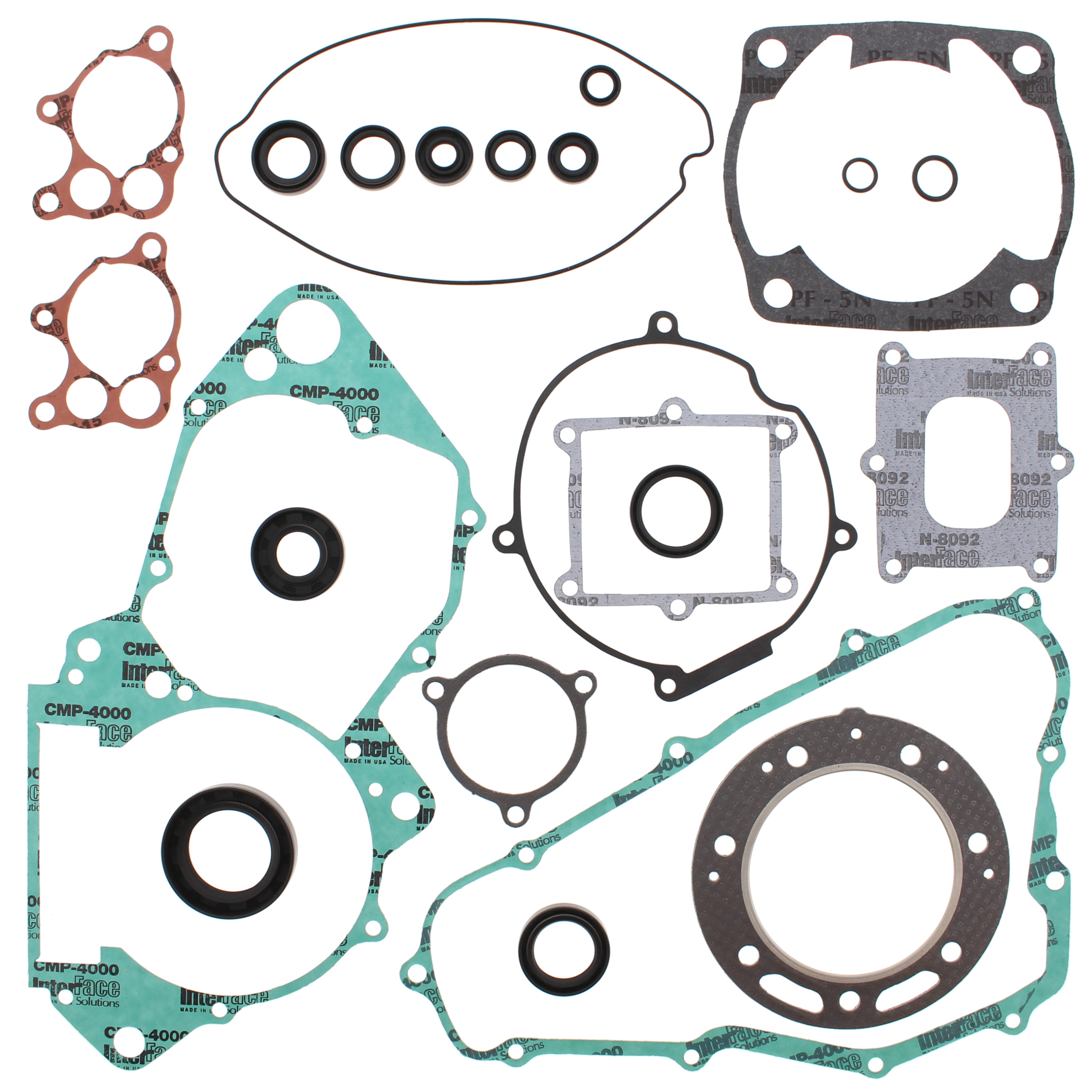 Vertex Complete Gasket Set With Oil Seals - Offroad Collection