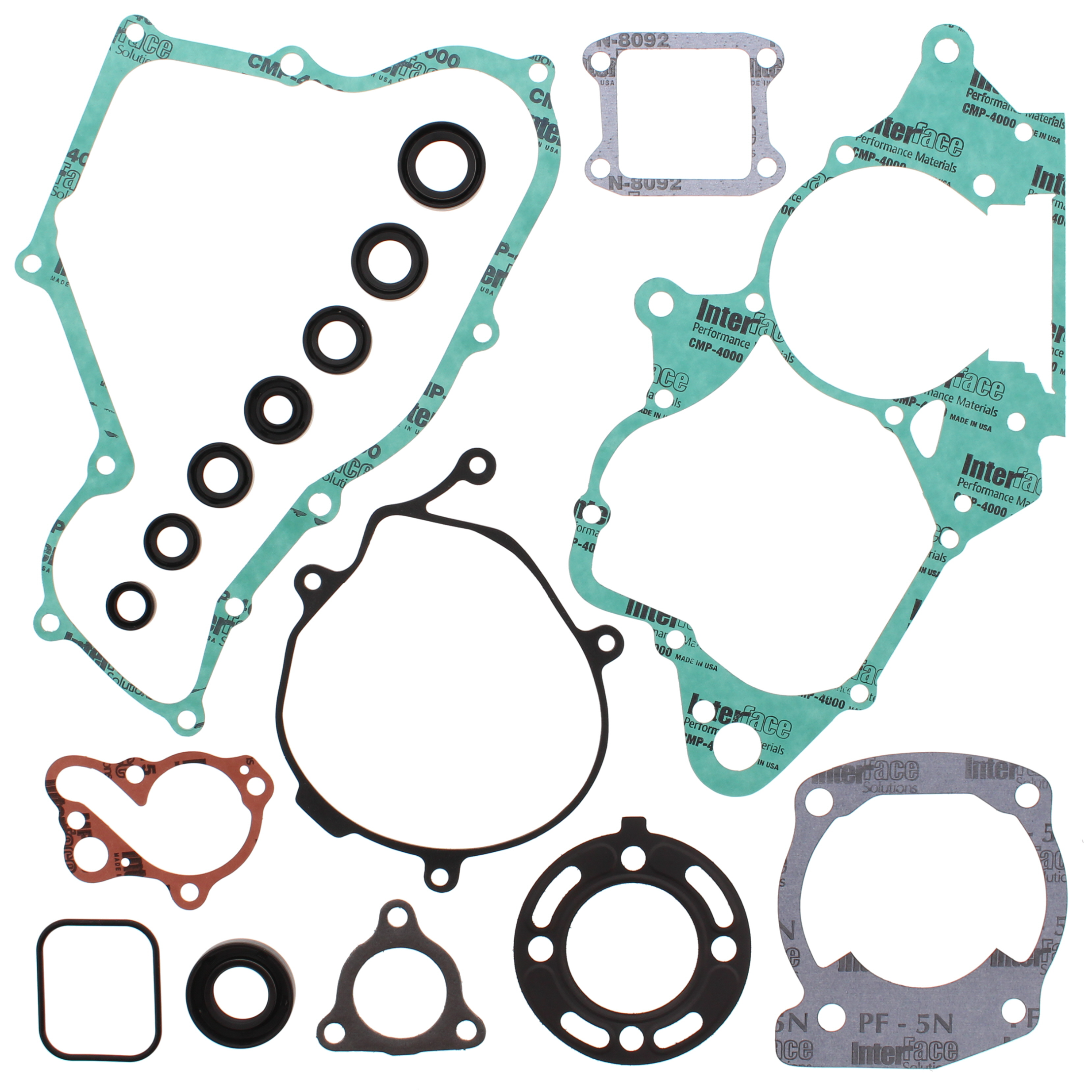 Vertex Complete Gasket Set With Oil Seals - Offroad Collection