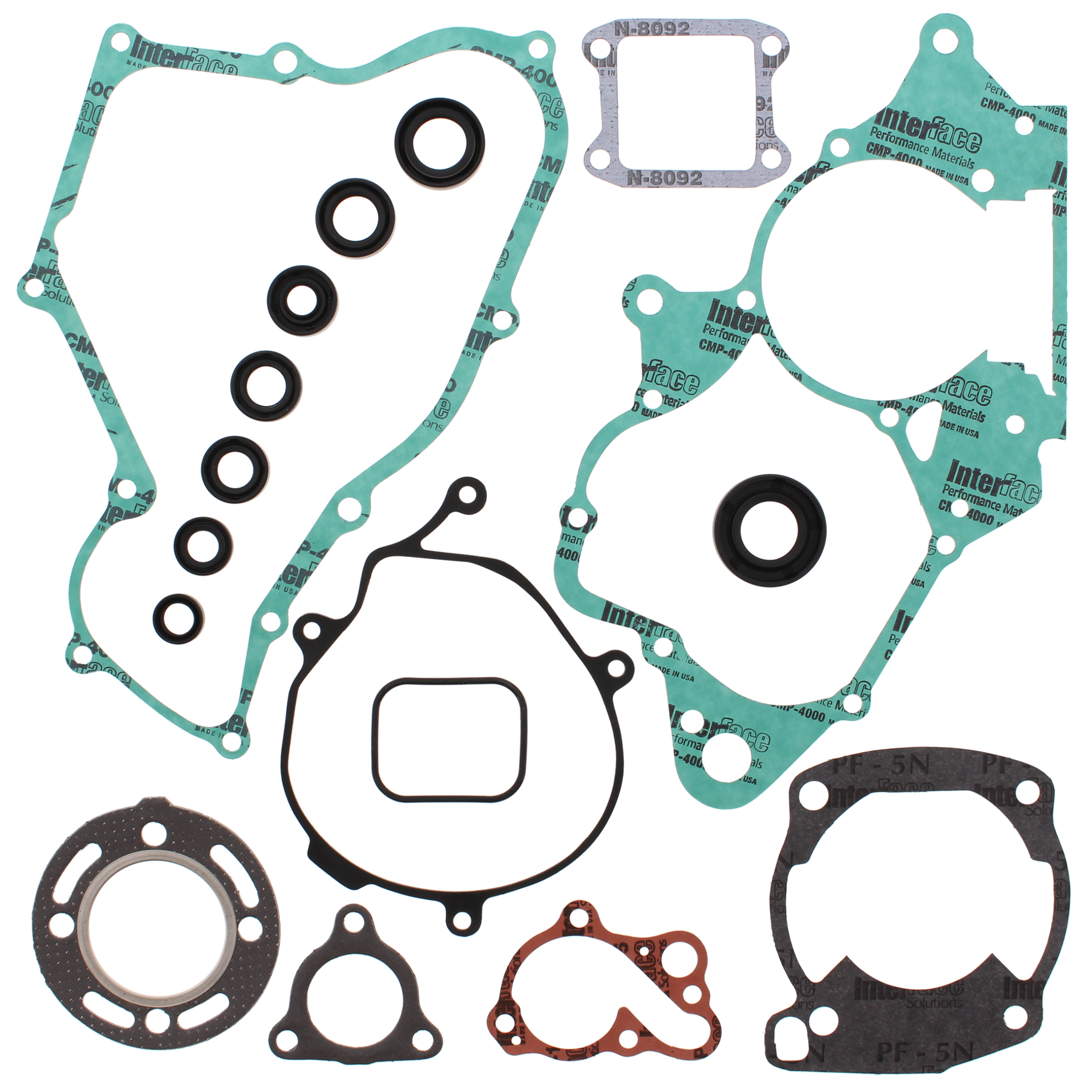 Vertex Complete Gasket Set With Oil Seals - Offroad Collection