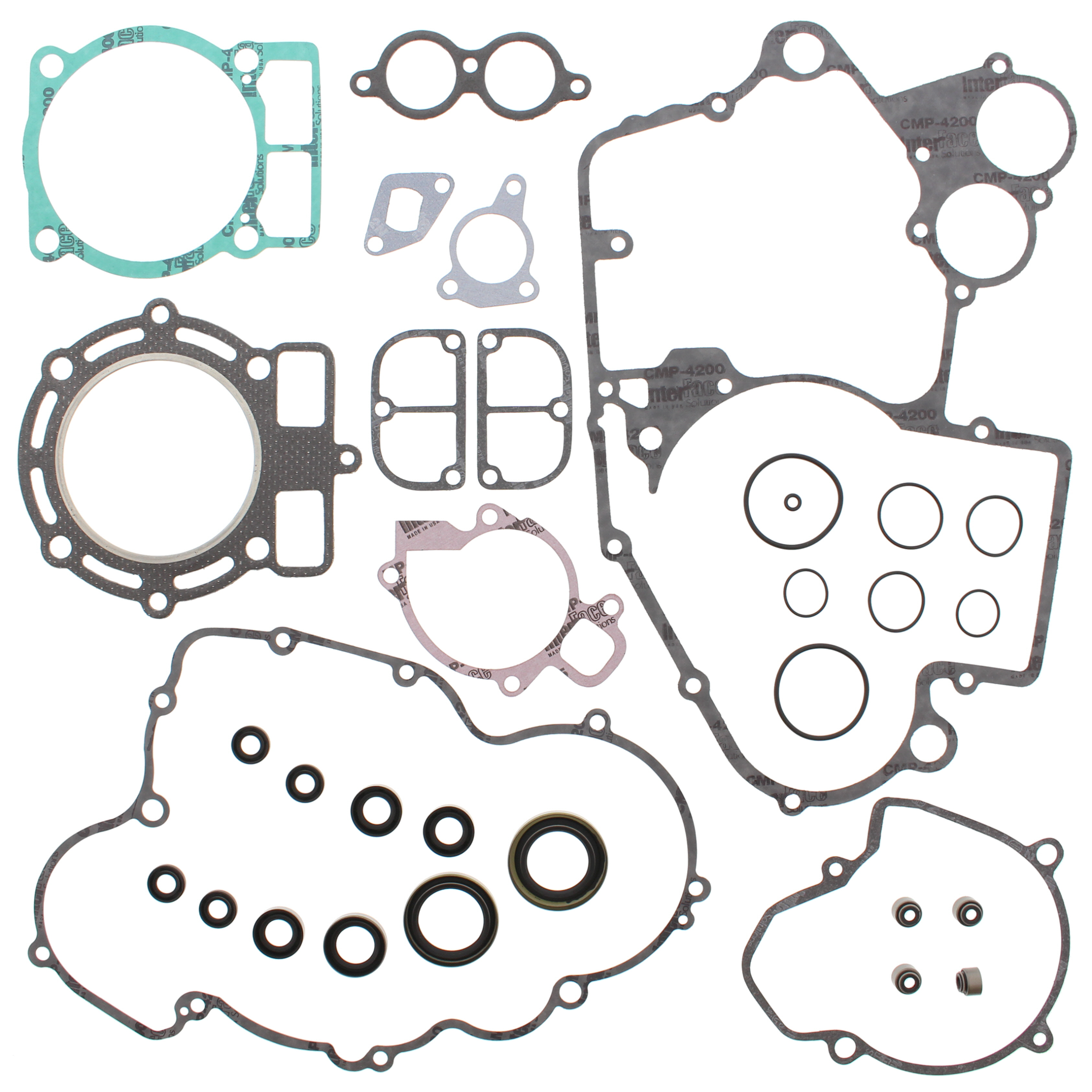 Vertex Complete Gasket Set With Oil Seals - Offroad Collection
