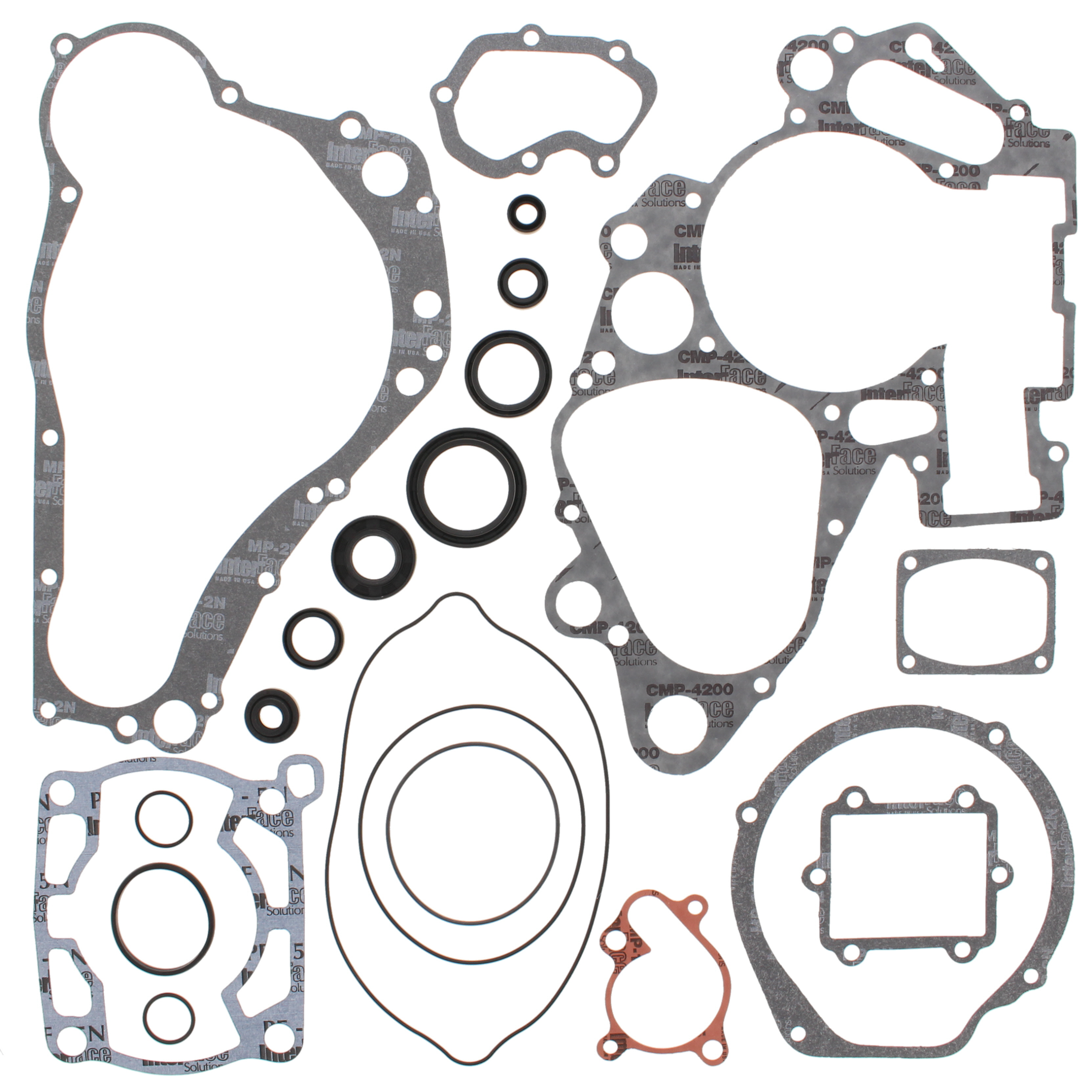 Vertex Complete Gasket Set With Oil Seals - Offroad Collection