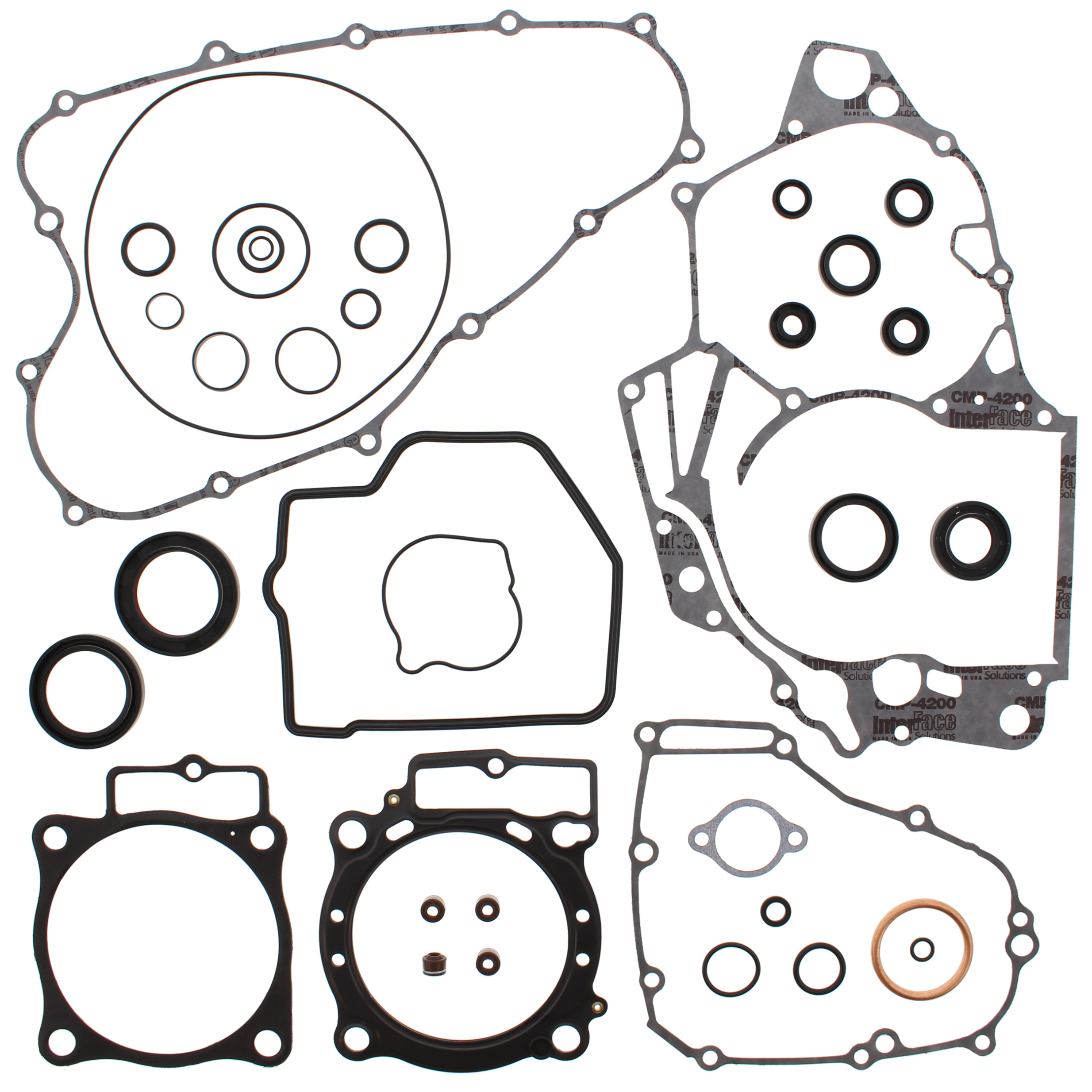 Vertex Complete Gasket Set With Oil Seals - Offroad Collection
