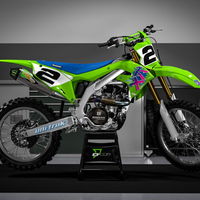 D-cor Complete Graphic Kit Kawasaki - Offroad Collection