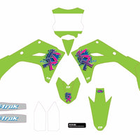 D-cor Complete Graphic Kit Kawasaki - Offroad Collection