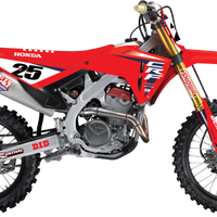 D-COR Complete Kit 25 Hrc Crf 450r (21 24) Wht Bg - Graphics/Decals