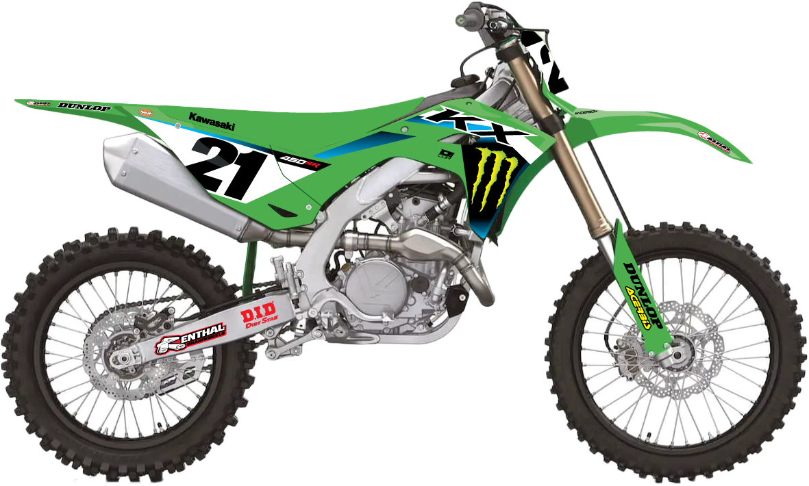 D-COR Complete Kit 25 Mek Kx 250 (22 24) Blk Bg - Graphics/Decals