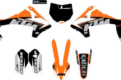 D-cor Complete Kit Cor9 Husqvarna Black - Offroad Collection