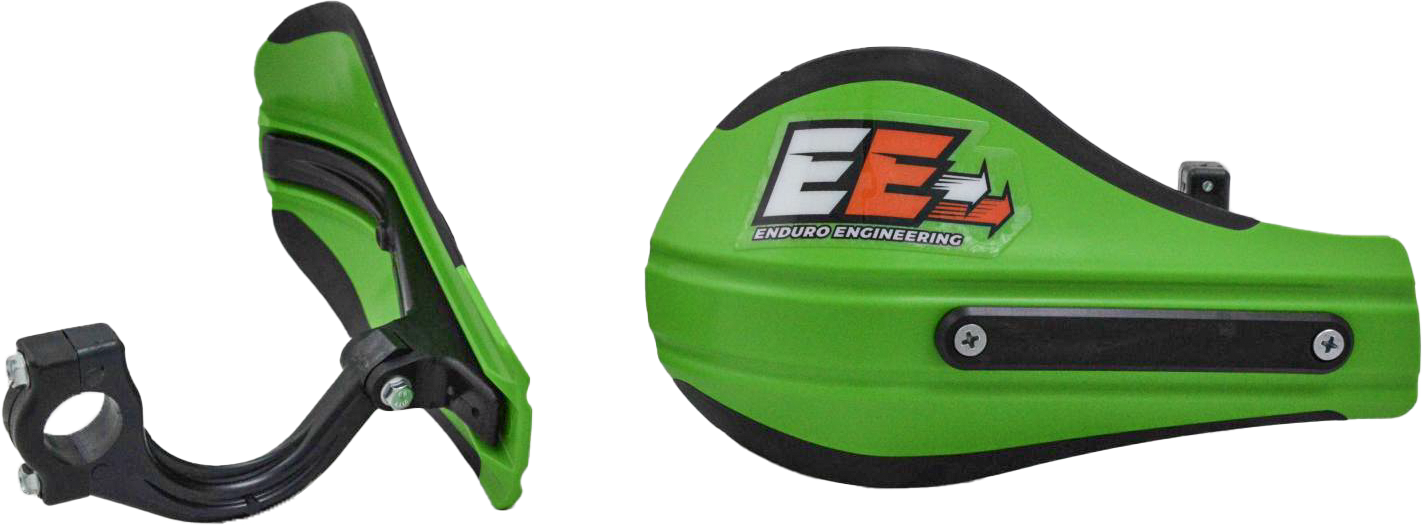 Enduro Engineering Composite Mnt Roost Deflectors Green W/mounting Hardware - Offroad Collection