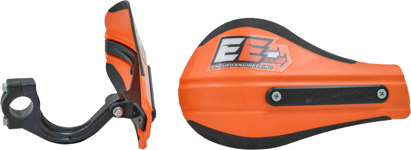 Enduro Engineering Composite Mnt Roost Deflectors Orange W/mounting Hardware - Offroad Collection