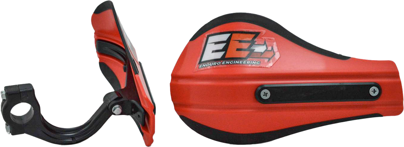 Enduro Engineering Composite Mnt Roost Deflectors Red W/mounting Hardware - Offroad Collection