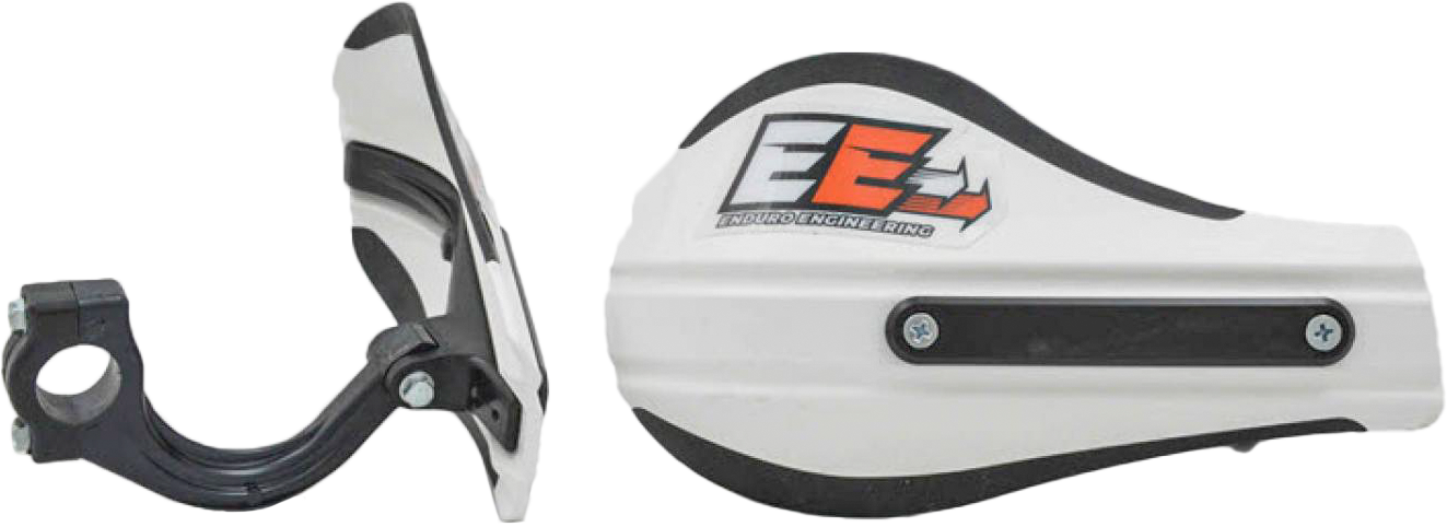 Enduro Engineering Composite Mnt Roost Deflectors White W/mounting Hardware - Offroad Collection