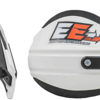 Enduro Engineering Composite Mnt Roost Deflectors White W/mounting Hardware - Offroad Collection