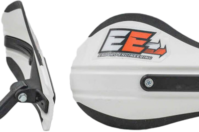 Enduro Engineering Composite Mnt Roost Deflectors White W/mounting Hardware - Offroad Collection