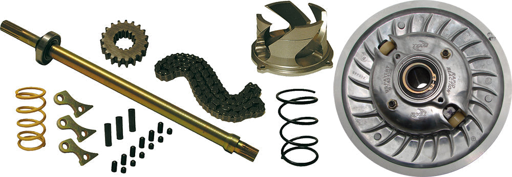 Venom Products Conversion Kit W/hollow Jackshaft&tied Clutch 0-3000’ - Snowmobile Collection