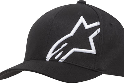 Alpinestars Corp Shift 2 Curved Brim Hat Black/red Sm/md - Black/White / Large - X-Large