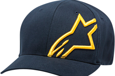 Alpinestars Corp Shift 2 Curved Brim Hat Black/red Sm/md - Navy/Gold / Small - Medium