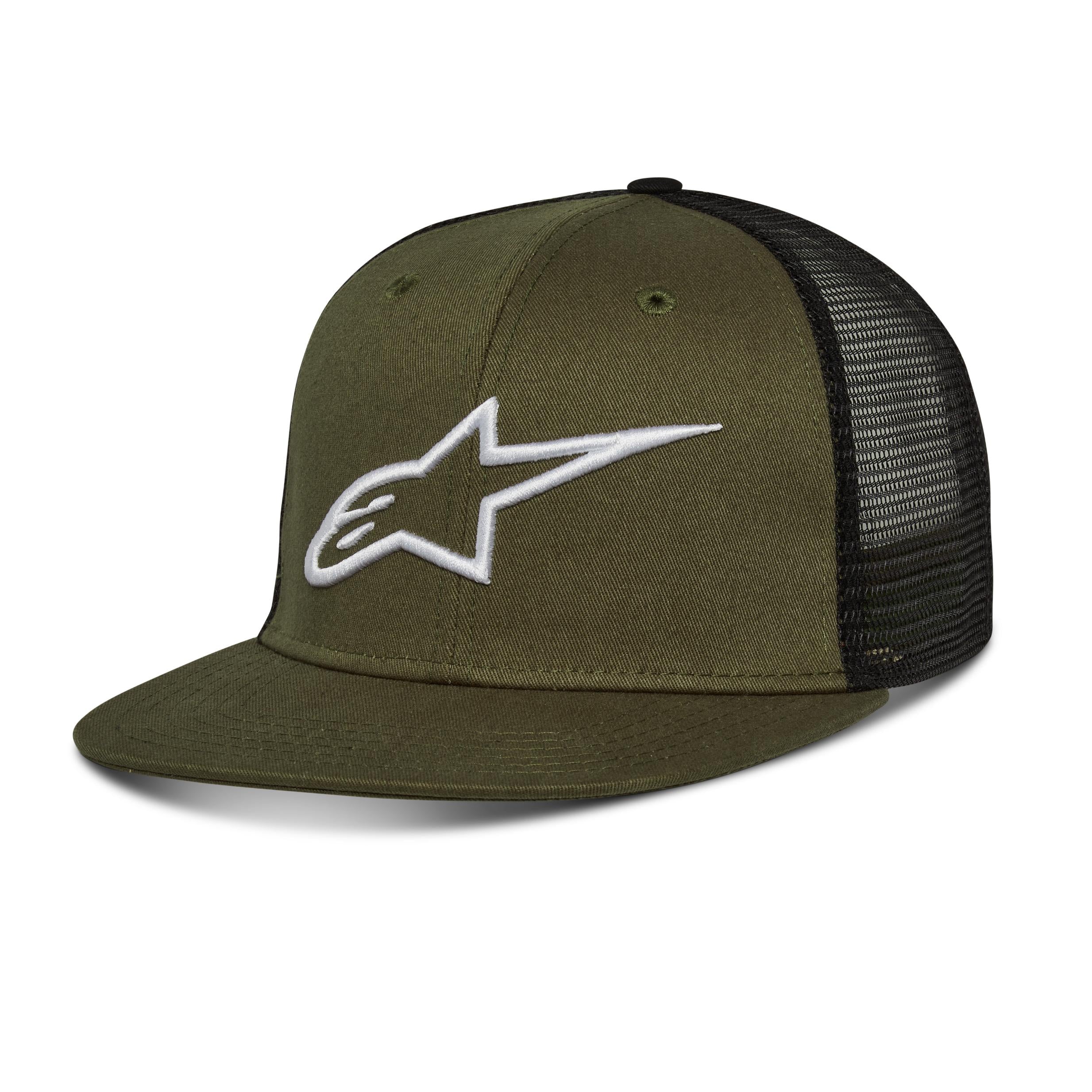 Alpinestars Corp Trucker Hat White/black O/s - Military/Black / One Size Fits Most - Bicycle Collection