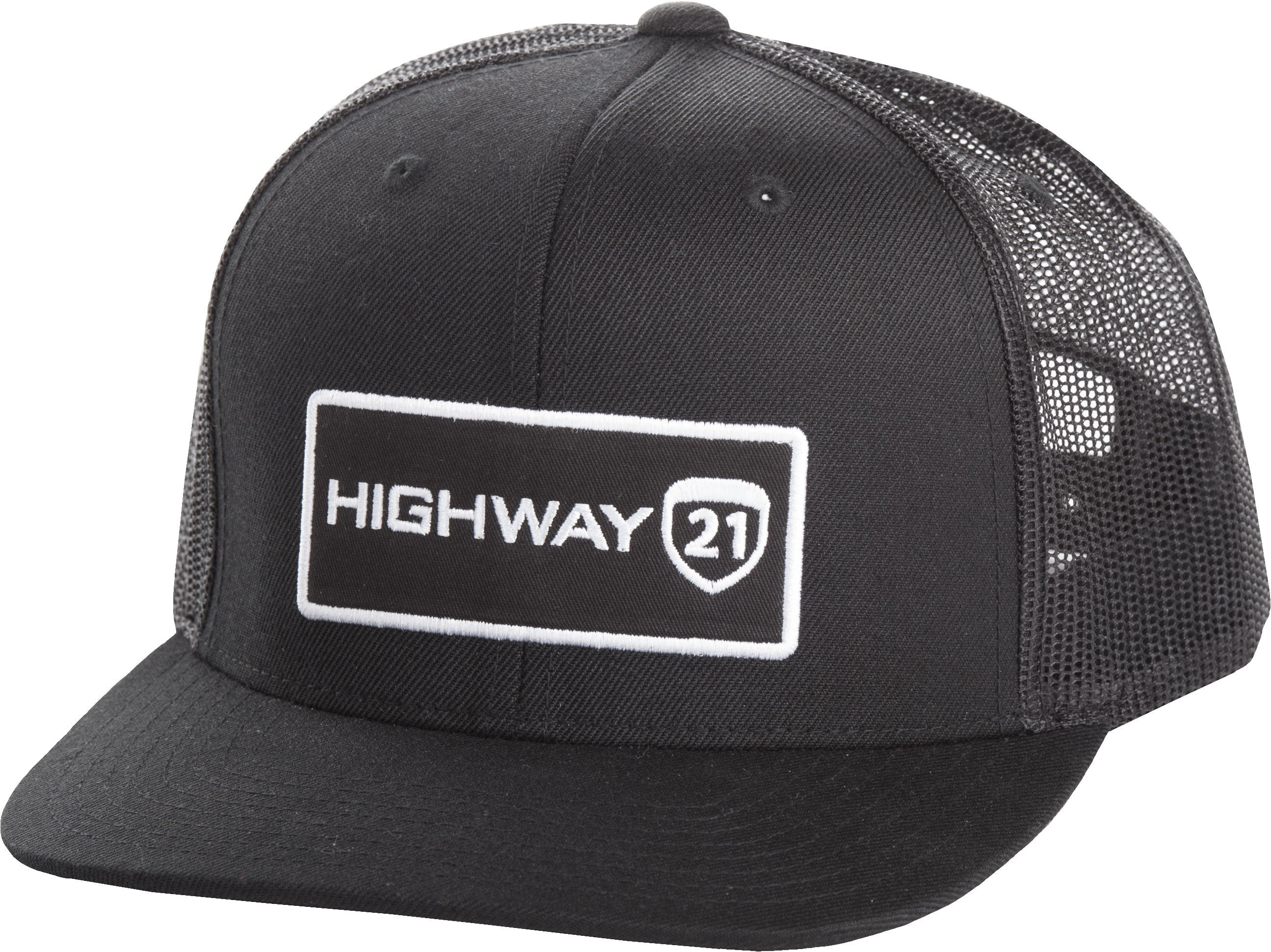 Highway 21 Corporate Hat Black - One Size Fits Most - Harddrive Products