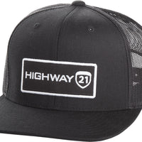 Highway 21 Corporate Hat Black - One Size Fits Most - Harddrive Products