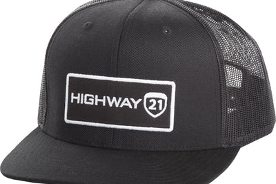 Highway 21 Corporate Hat Black - One Size Fits Most - Harddrive Products