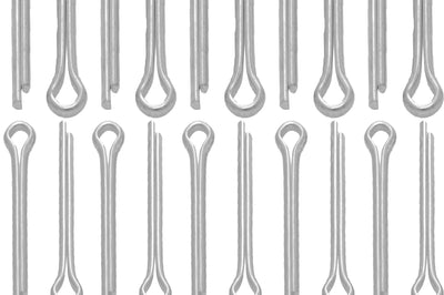 Bolt Cotter Pin Assortment 75 Piece Kit - Tires & Wheels