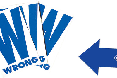 Fly Racing Course Marker W/green Arrow 5.5x8.5’’ - Green - Snowmobile Collection