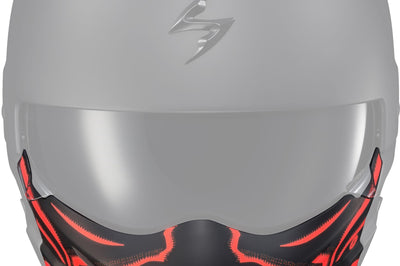 Scorpion Exo Covert Face Mask Samurai Glow In The Dark Red - Harddrive Products