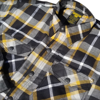 Scorpion Exo Covert Flannel White/yellow Xl - White/Yellow / 2X-Large - Harddrive Products
