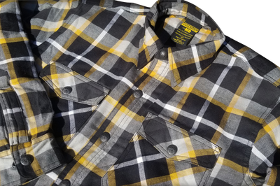 Scorpion Exo Covert Flannel White/yellow Xl - Harddrive Products