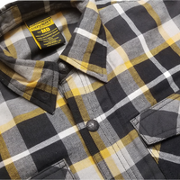 Scorpion Exo Covert Flannel White/yellow Xl - White/Yellow / 2X-Large - Harddrive Products