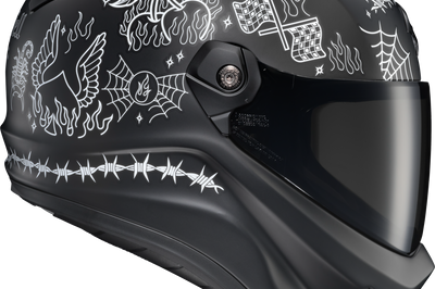 SCORPION EXO Covert Fx Full Face Helmet The Litas 2 Black Xs - Helmets