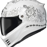 Scorpion Exo Covert Fx Full Face Helmet The Litas 2 White Xs - Black / Large