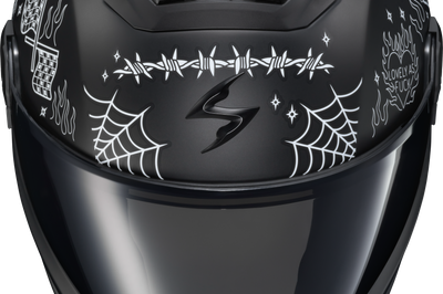 Scorpion Exo Covert Fx Full Face Helmet The Litas 2 White Xs - Black / Large